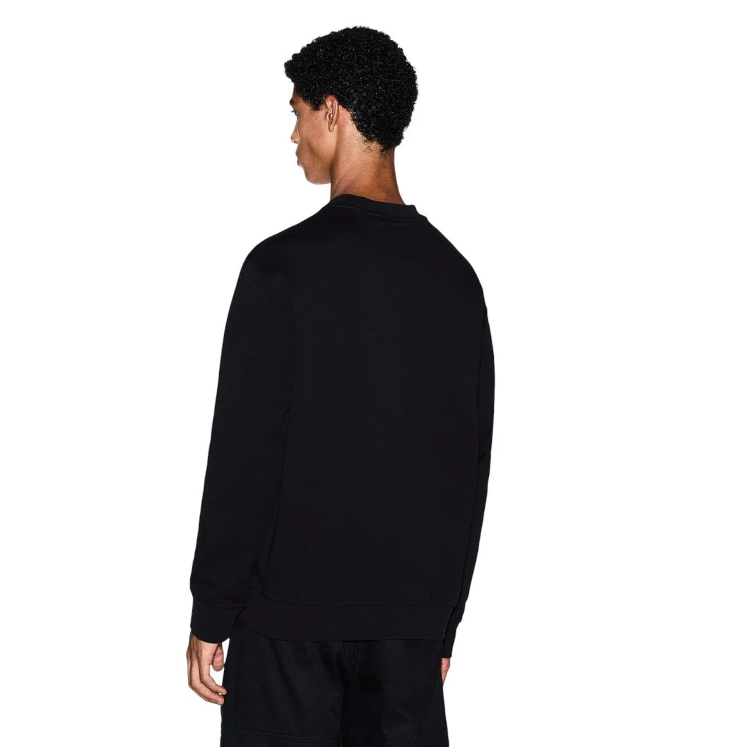 Armani Exchange Crewneck Sweatshirt With Embroidered Logo XM000368AF10818UC001-BLK - Image 5