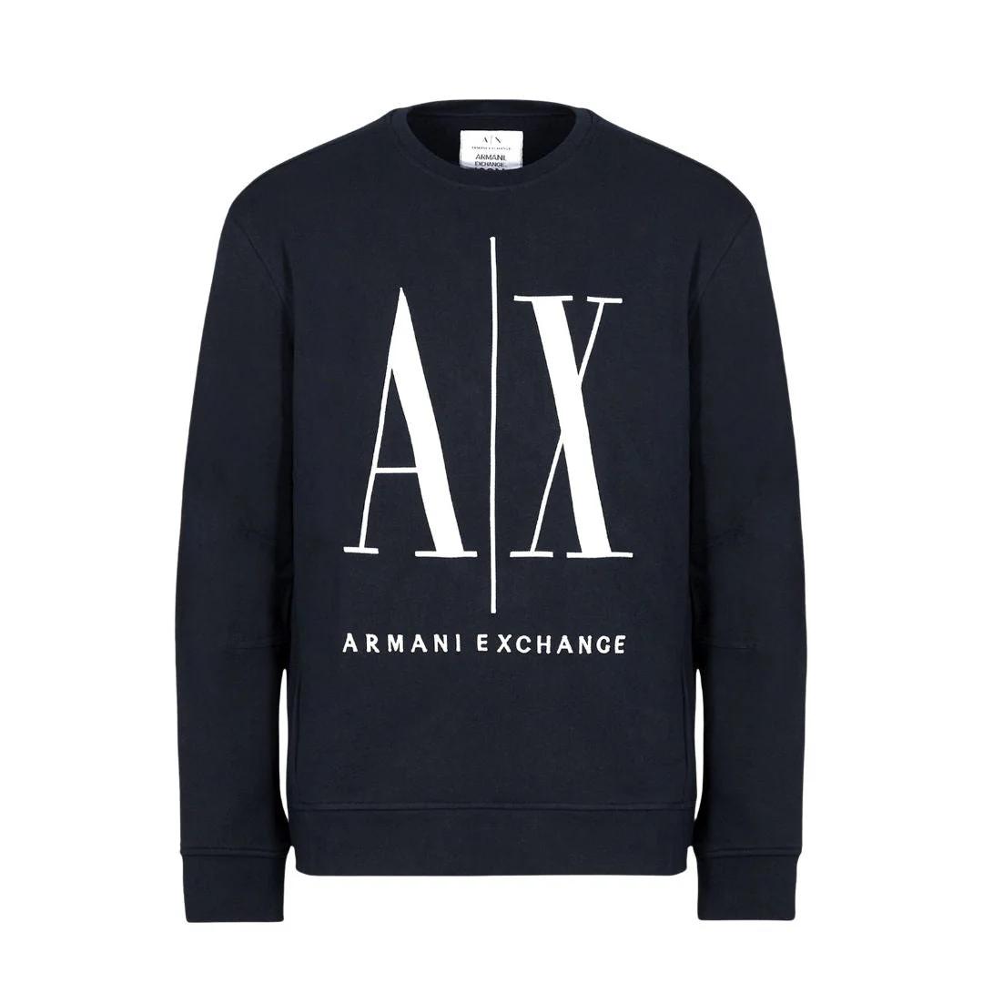 Armani Exchange French Terry Icon Project Sweatshirt 8NZMPAZJ1ZZ1510-NVY
