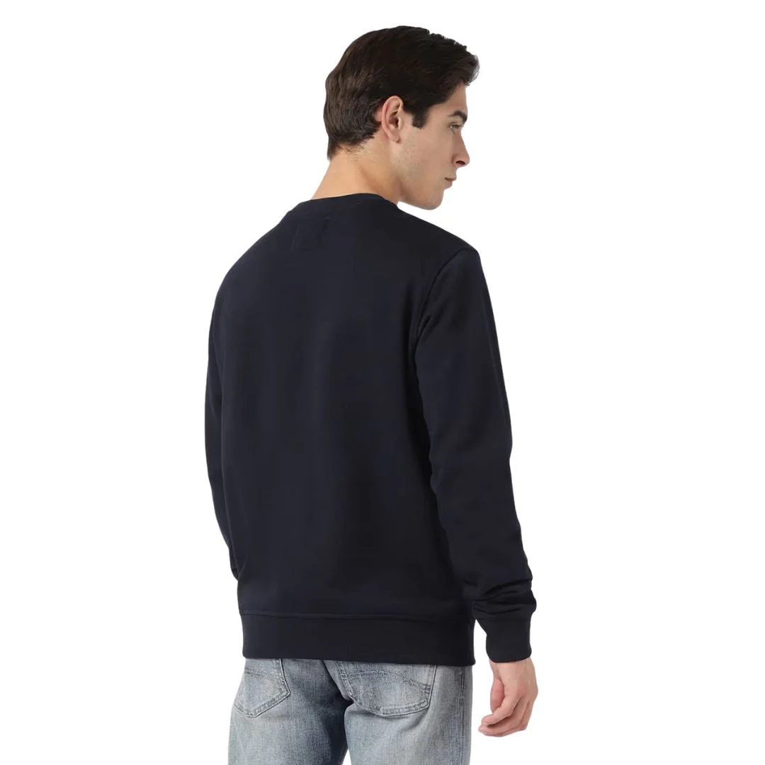 Armani Exchange French Terry Icon Project Sweatshirt 8NZMPAZJ1ZZ1510-NVY - Image 3
