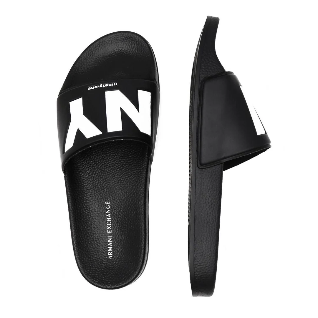 ARMANI EXCHANGE Slippers XUP004-BLK - Image 4