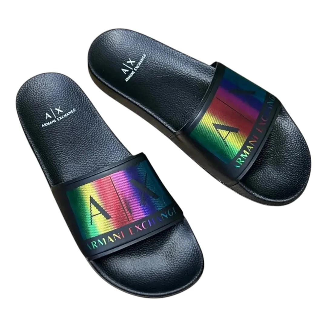 ARMANI EXCHANGE Slippers XUP004-BLK - Image 3