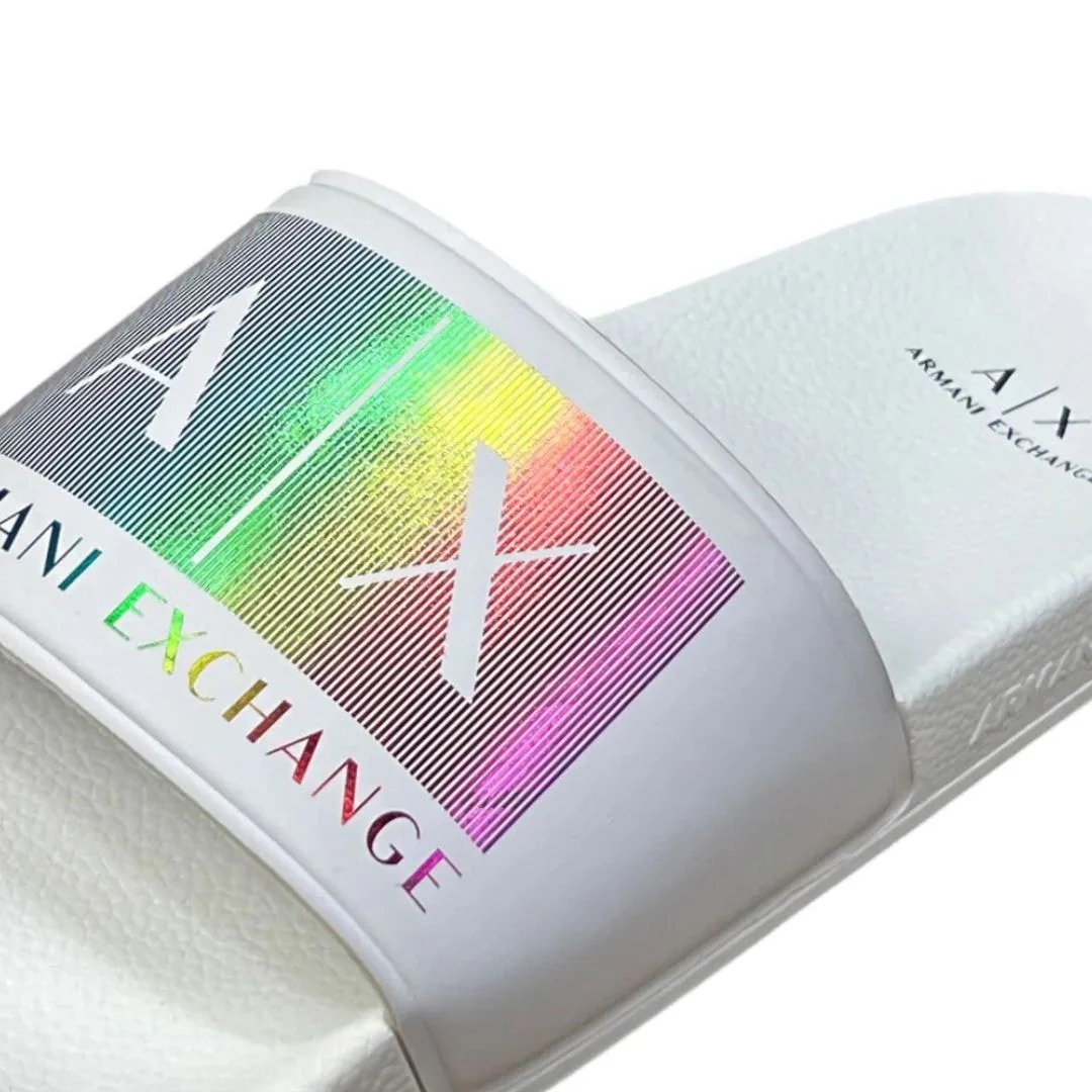 ARMANI EXCHANGE Slippers XUP004-WHT - Image 3