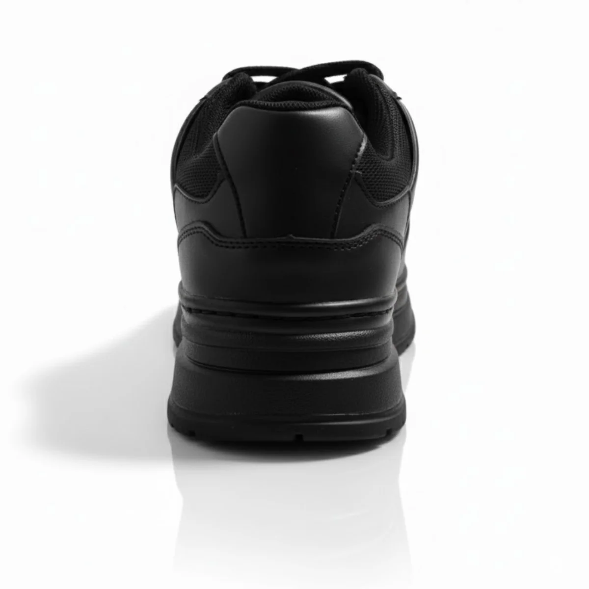 Bershka Multi-layered Chunky Sneakers - BLK - Image 3