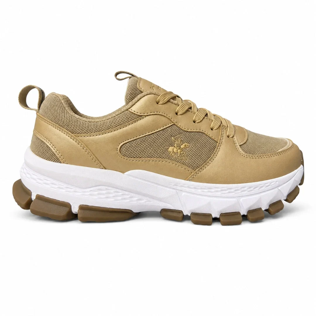 Beverly Hills Polo Club Chunky Sneakers Women BHPC241016-GLD - Image 3