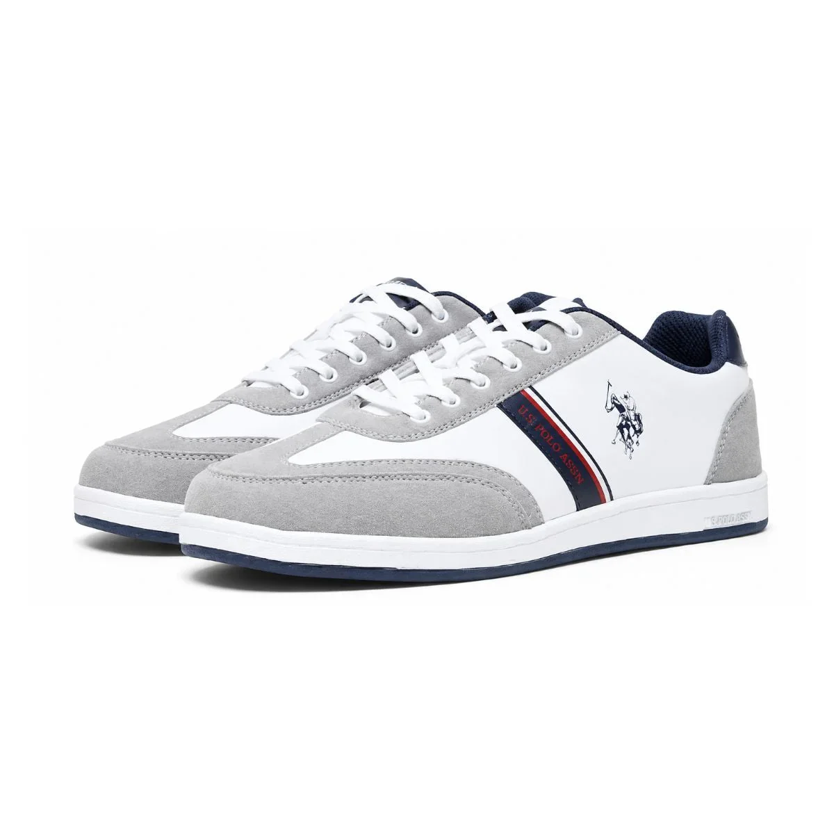 US POLO ASSN. KARES GLB 5FX Sneakers Men - WHTGRY