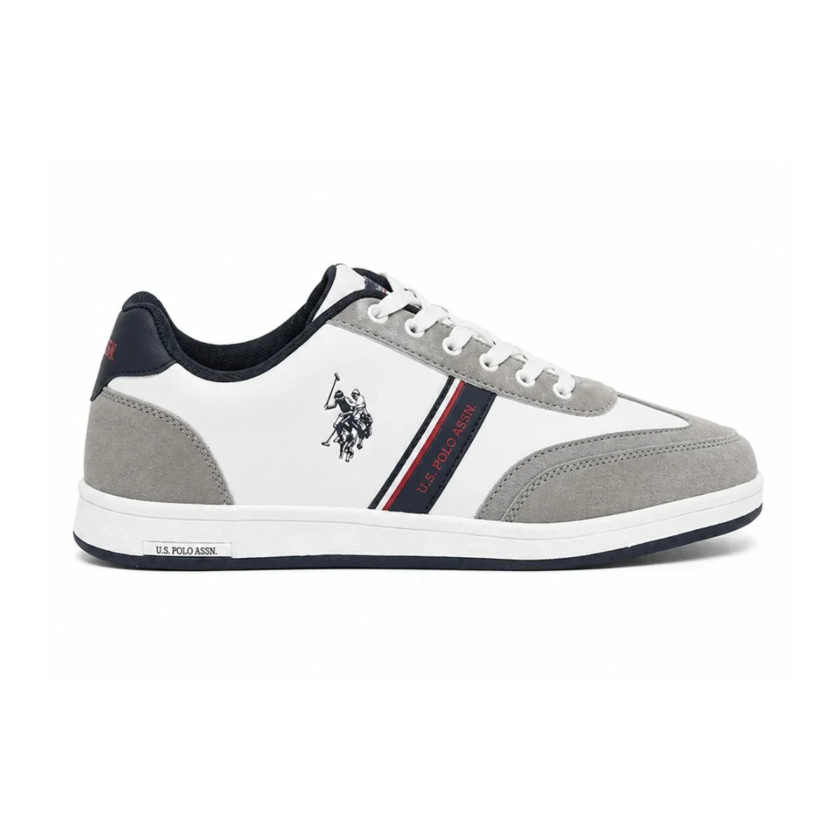 US POLO ASSN. KARES GLB 5FX Sneakers Men - WHTGRY - Image 2
