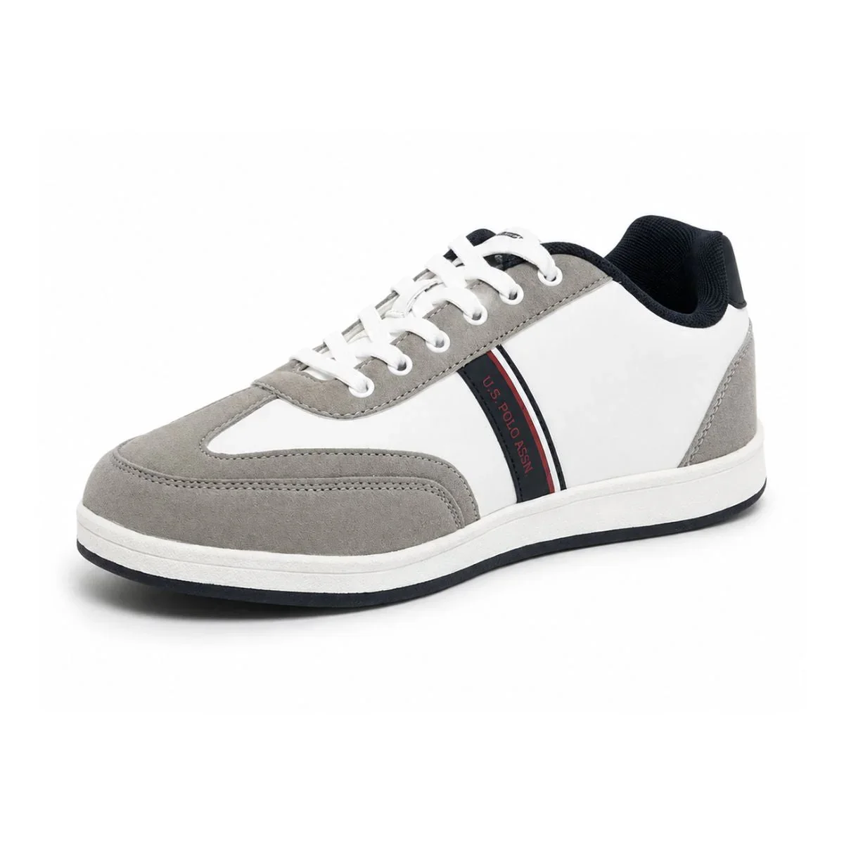 US POLO ASSN. KARES GLB 5FX Sneakers Men - WHTGRY - Image 3