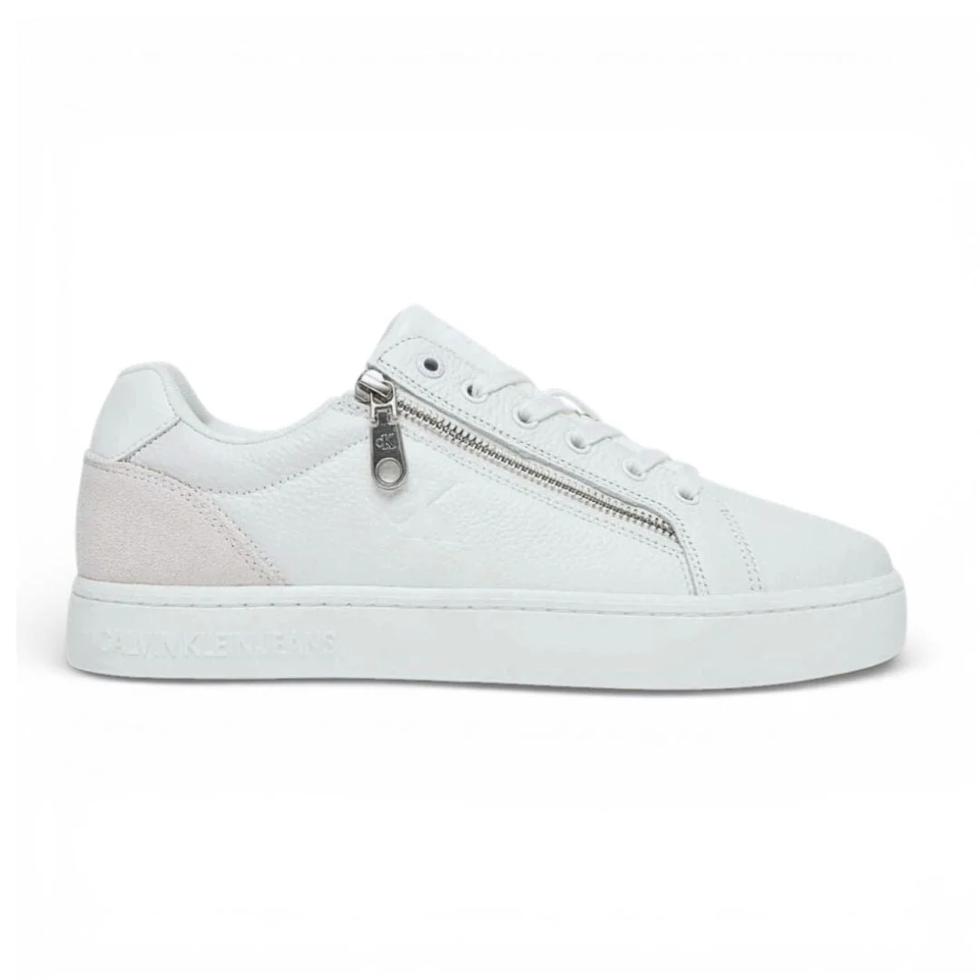 Calvin Klein Jeans Classic Cupsole Zip Low In Men YM0YM01318 - WHT