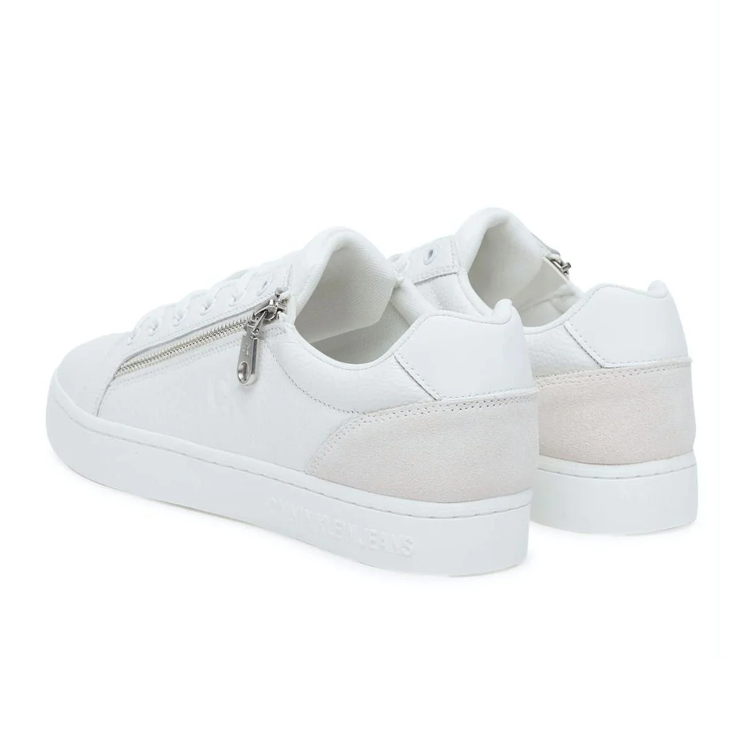 Calvin Klein Jeans Classic Cupsole Zip Low In Men YM0YM01318 - WHT - Image 3