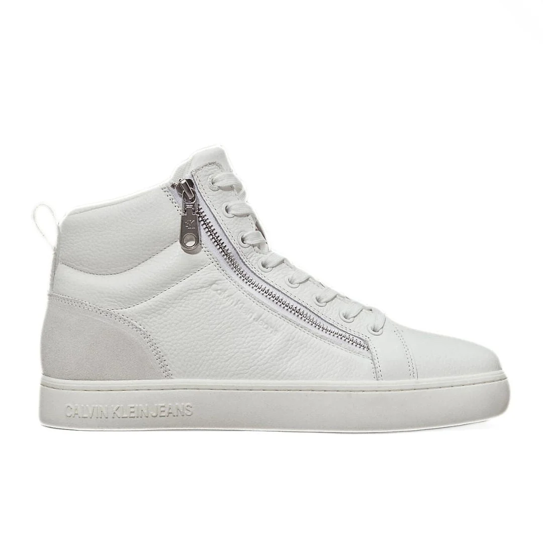 Calvin Klein Jeans Classic Cupsole Zip MID MG IN YM0YM01156-WHT