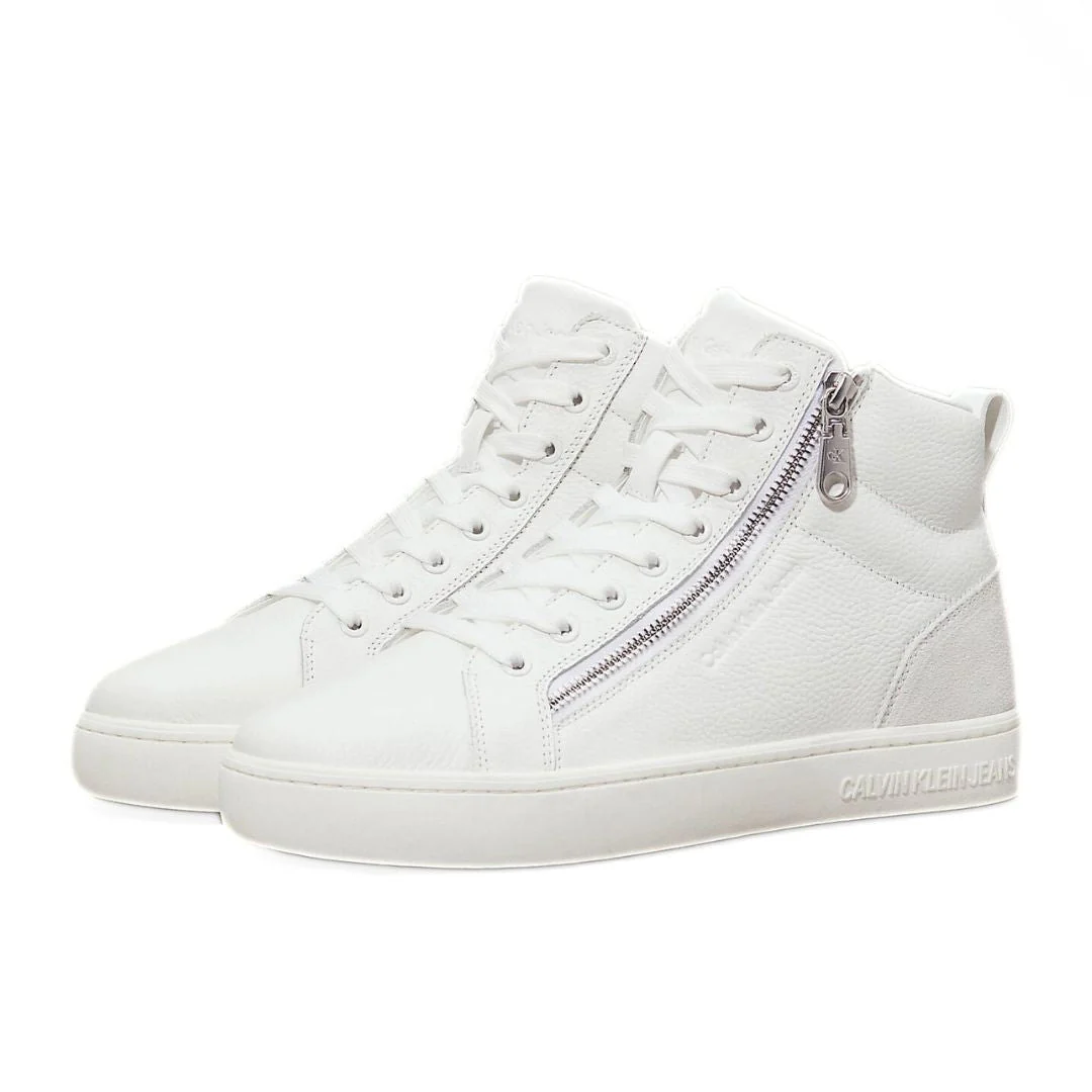 Calvin Klein Jeans Classic Cupsole Zip MID MG IN YM0YM01156-WHT - Image 2
