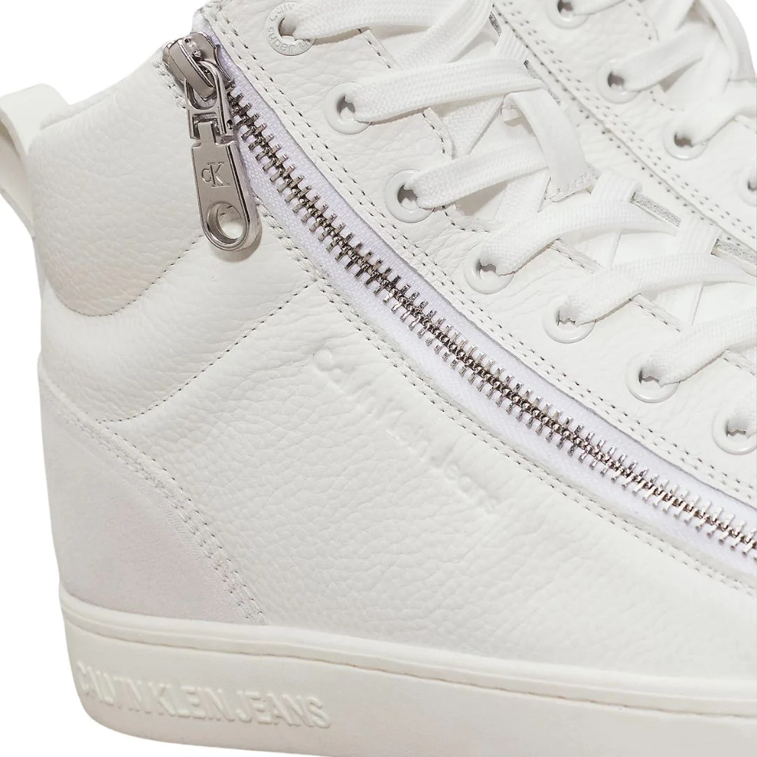 Calvin Klein Jeans Classic Cupsole Zip MID MG IN YM0YM01156-WHT - Image 6