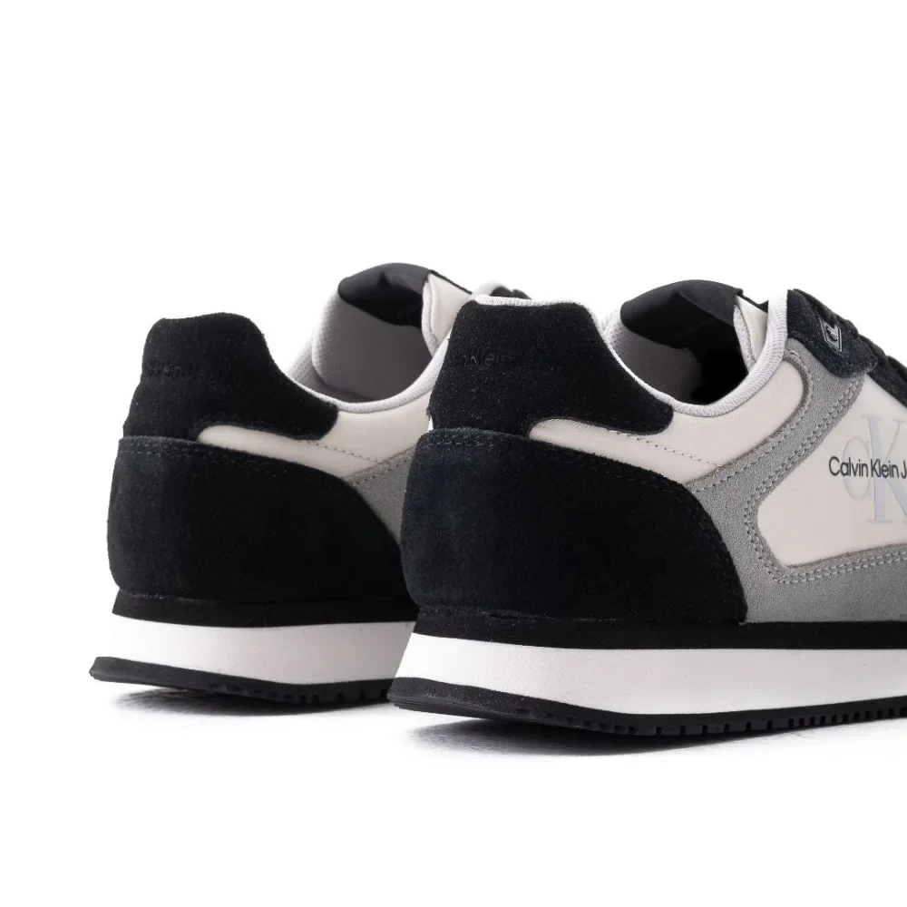 Calvin Klein Jeans Retro Runner Laceup Trainer Women - WHTGRY - Image 3