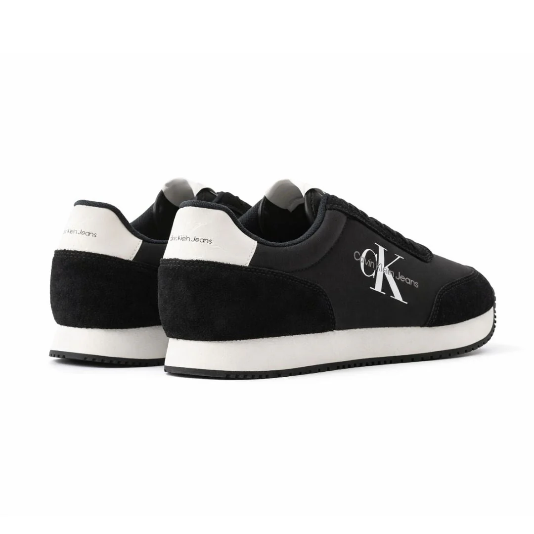 Calvin Klein Jeans Retro Runner SU-NY Mono Trainer - BLKWHT - Image 3