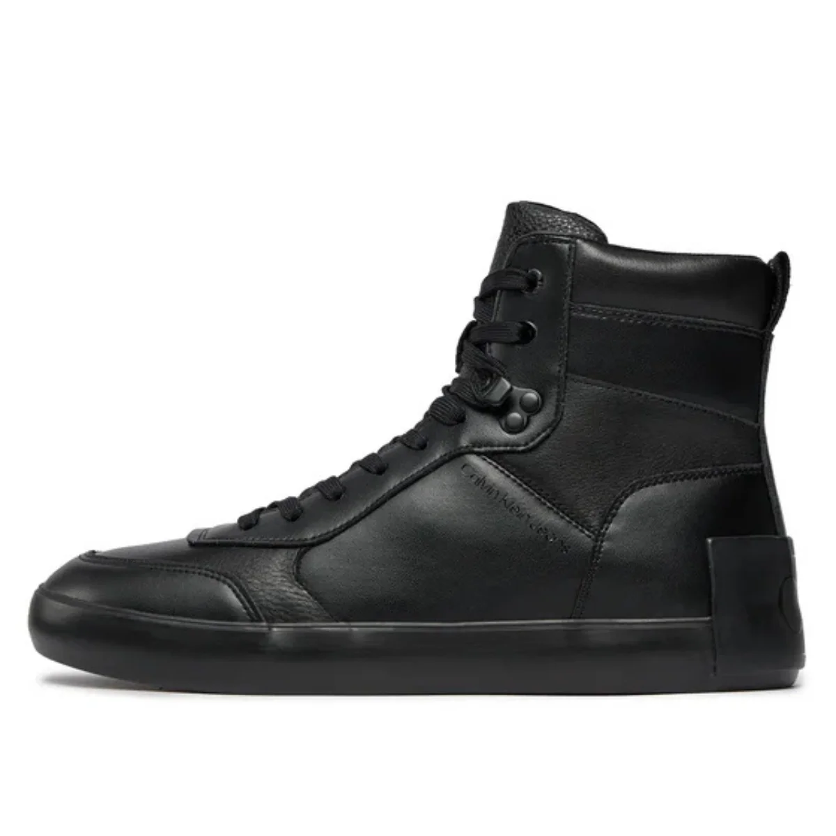 Calvin Klein Jeans Vulc Mid Laceup Lth In Lum -BLK - Image 3