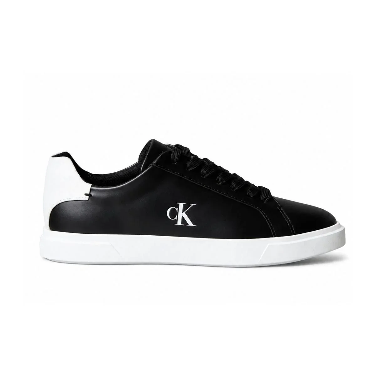 Calvin Klein Low-top2 Leather Sneakers Women HW0HW02845 - BLKWHT - Image 2