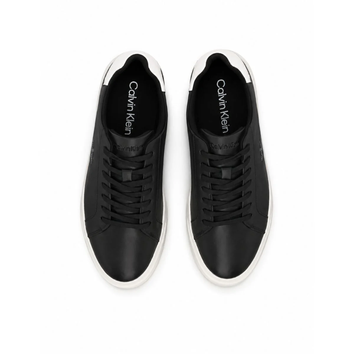 Calvin Klein Low-top2 Leather Sneakers Women HW0HW03146 - BLK - Image 3