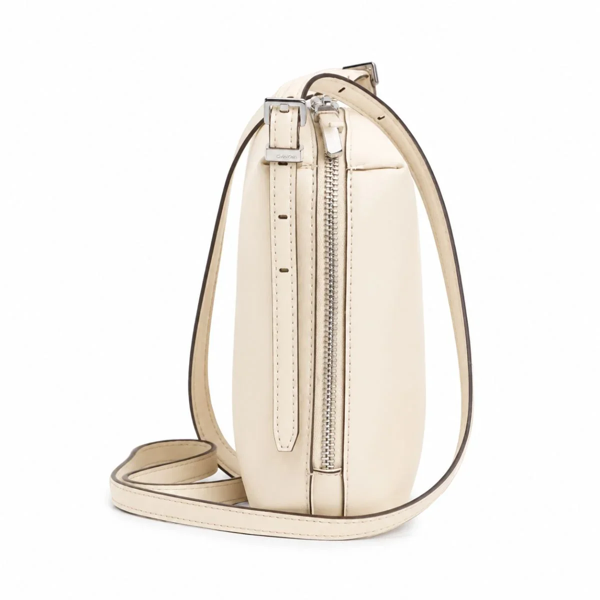 Calvin Klein Lowne Leather Crossbody Bag Women - CRM - Image 4