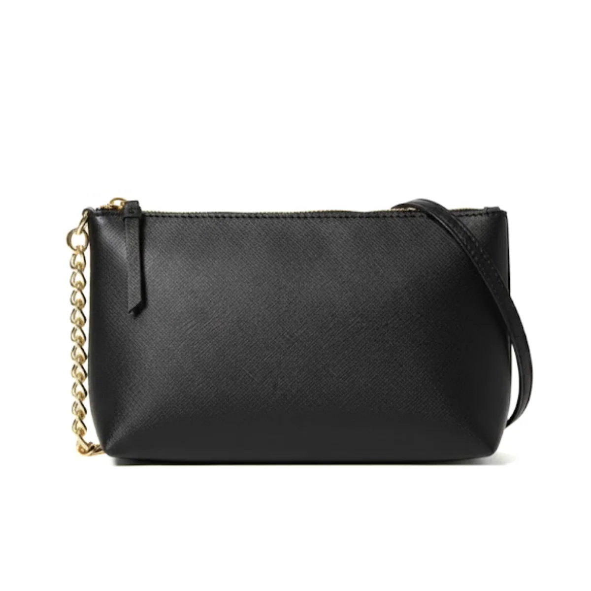 Calvin Klein Metallic Chain Accent Sling Bag Crossbody Women - BLK - Image 3