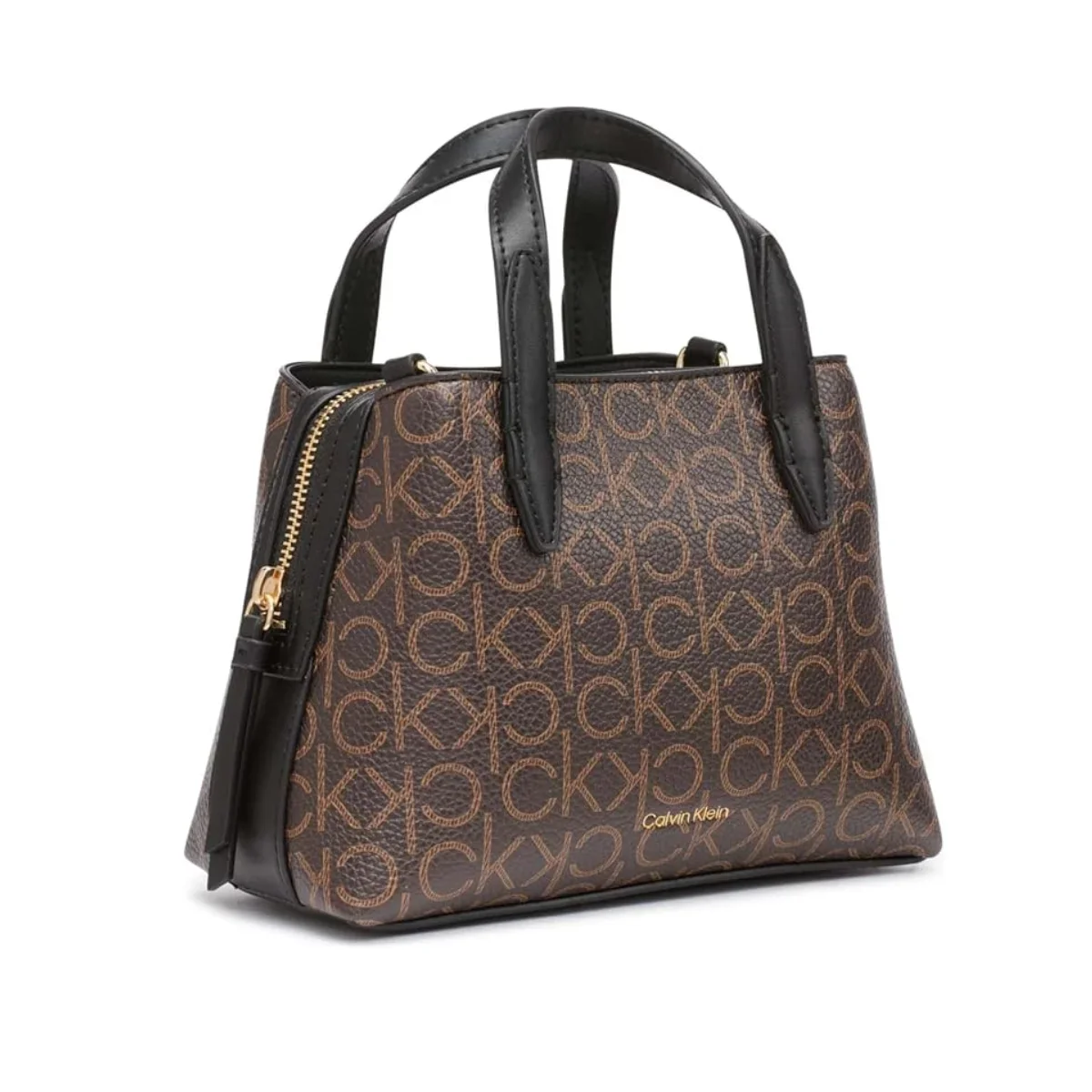 Calvin Klein Millie Triple Compartment Mini Satchel Crossbody Women - BRN - Image 3