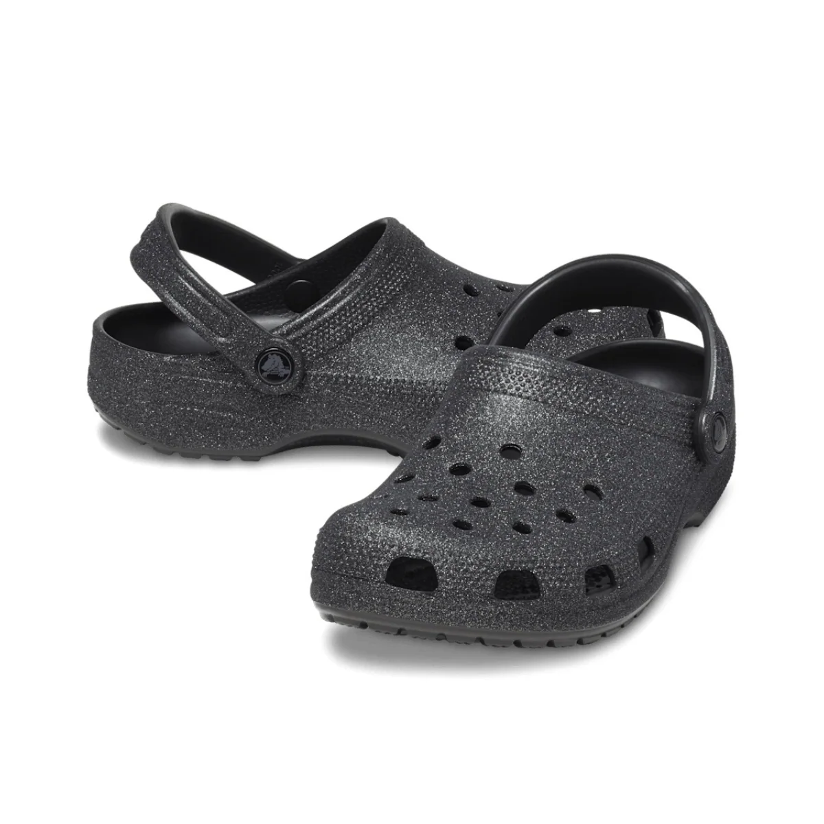Crocs Classic Glitter Women Clog - BLK - Image 2