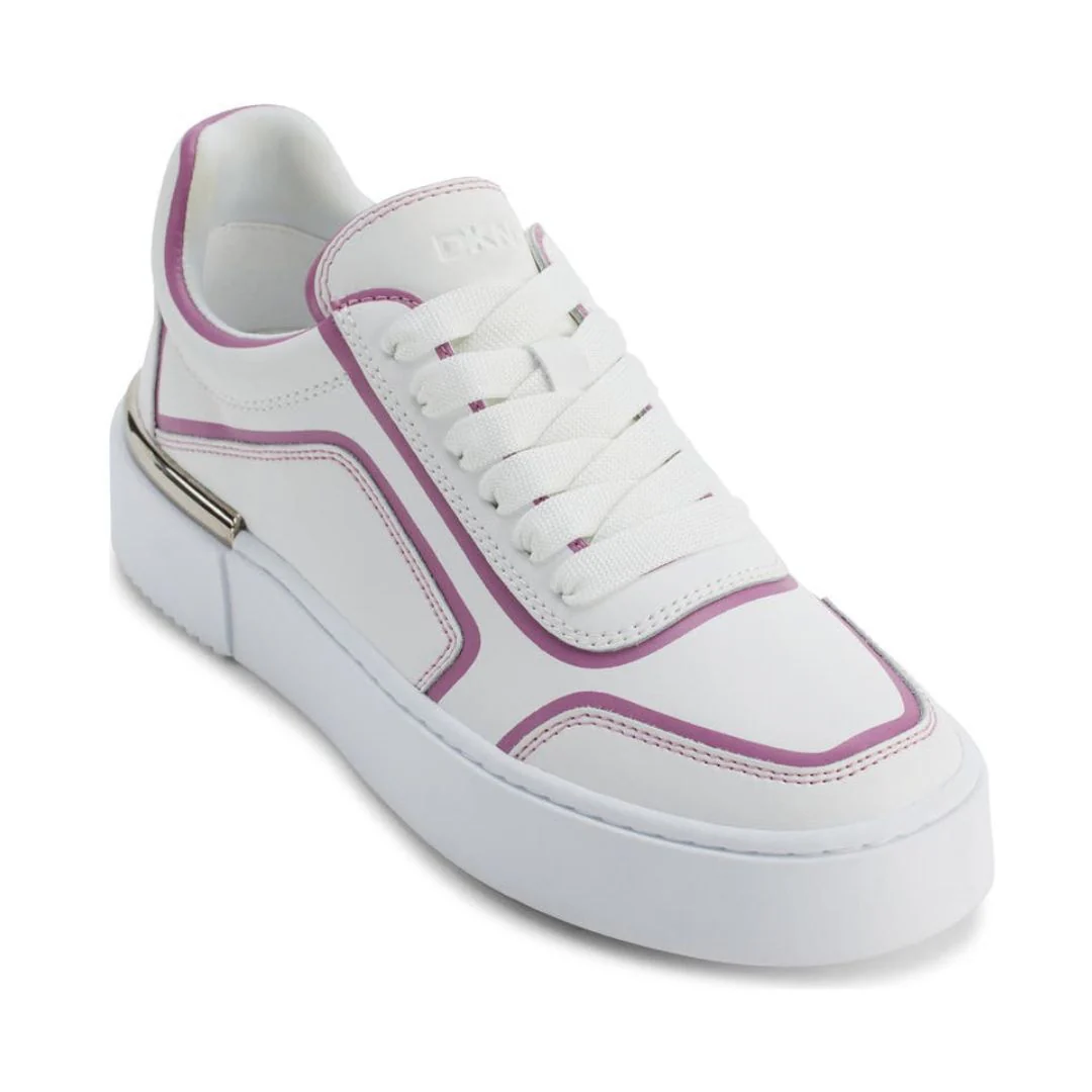 DKNY Baylor Platform Sneaker Women  - WHTPNK - Image 2