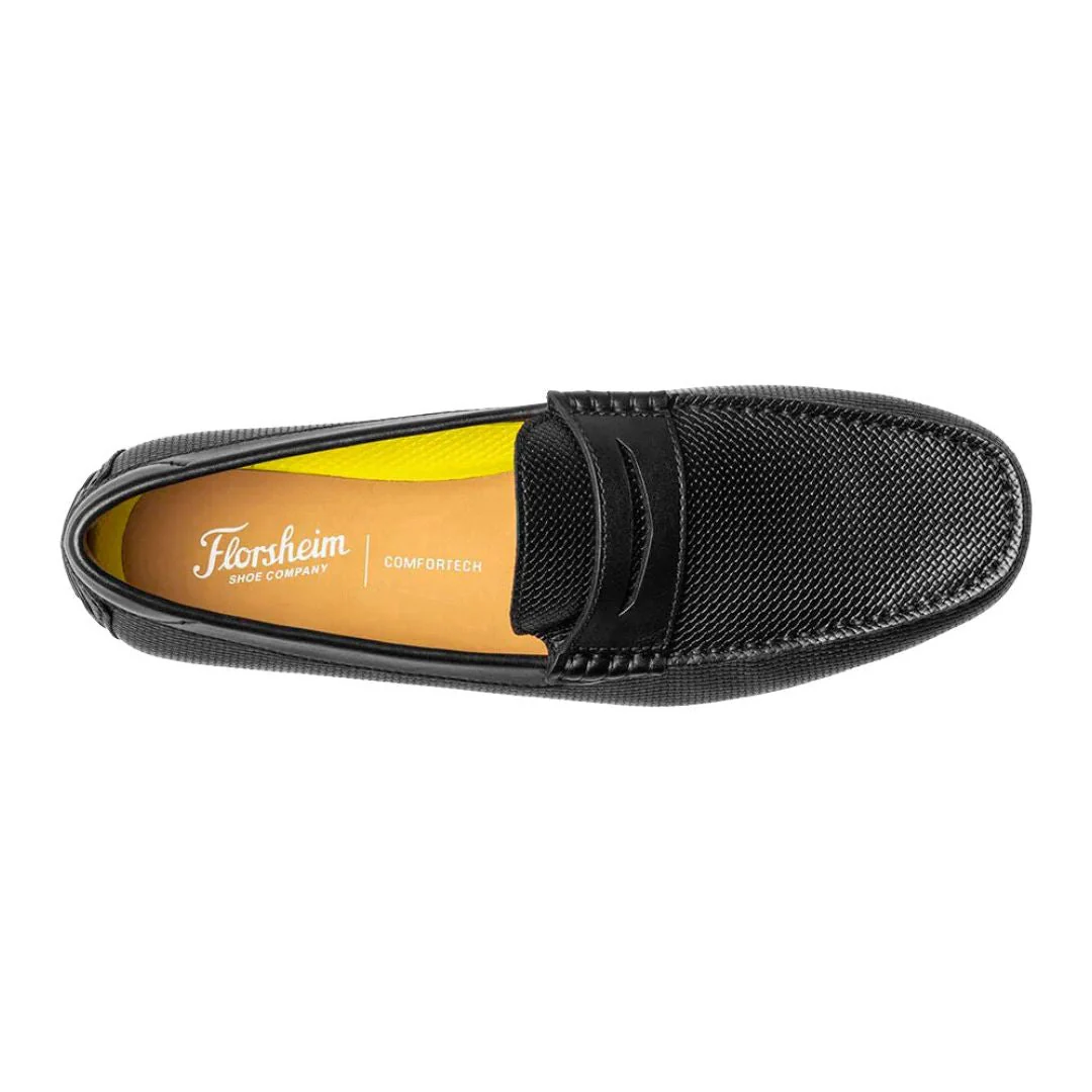 Florsheim Motor Moc Toe Penny Driver - BLK - Image 5