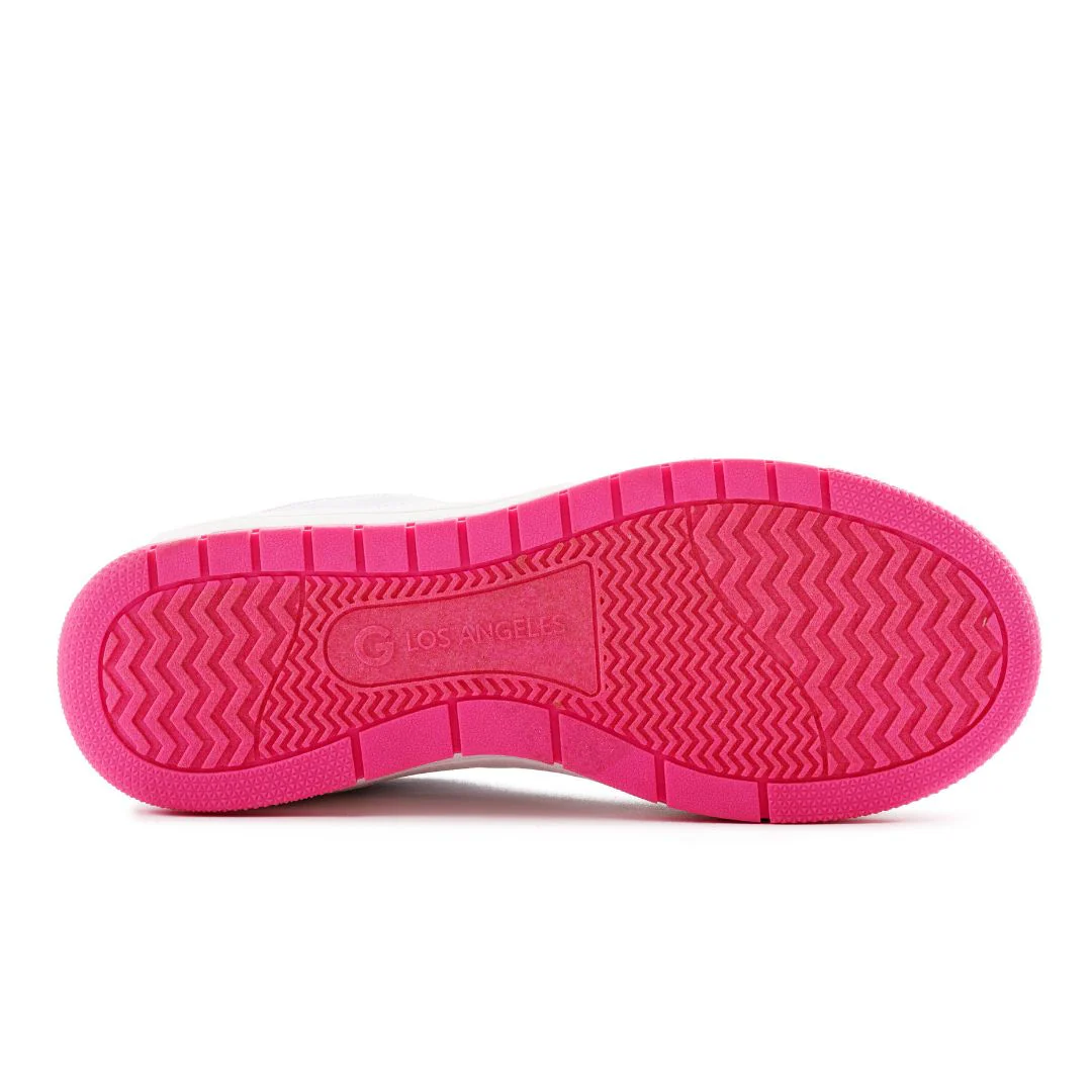 GBG Los Angeles Tilson Sneakers Women - WHTPNK - Image 4