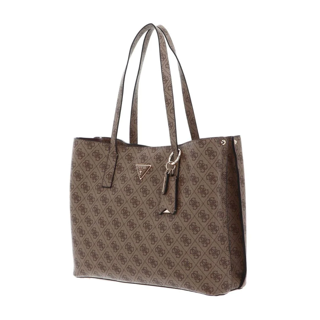 GUEES Meridian Monogram Girlfriend Tote Bag - BEG - Image 2