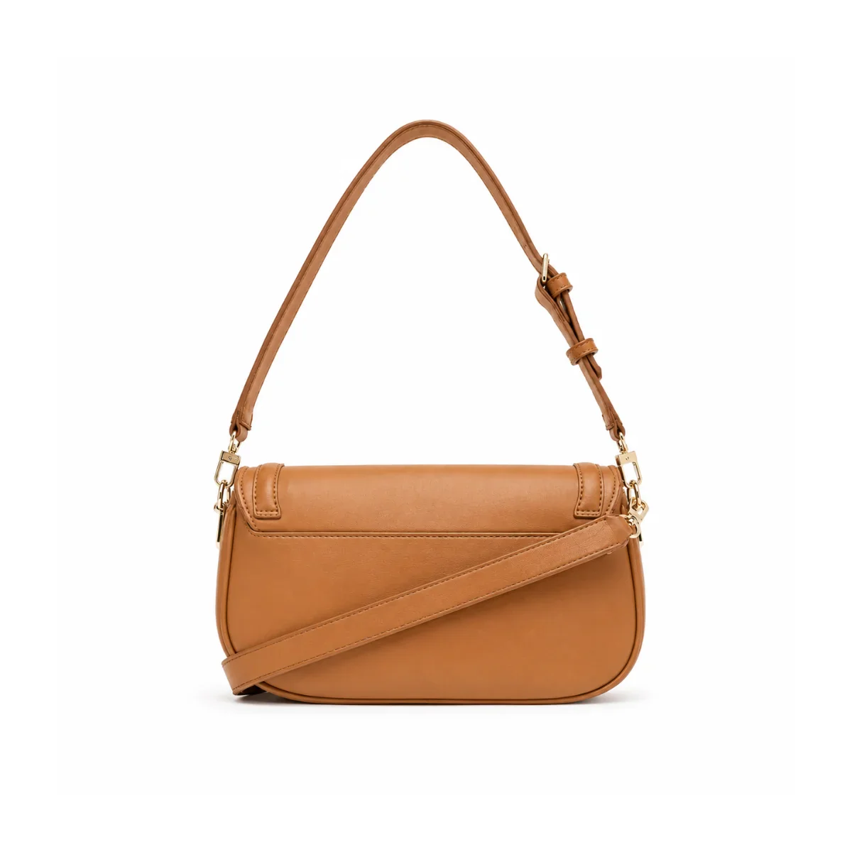 GUESS Dea brand logo brooch crossbody bag Women - TAN - Image 4