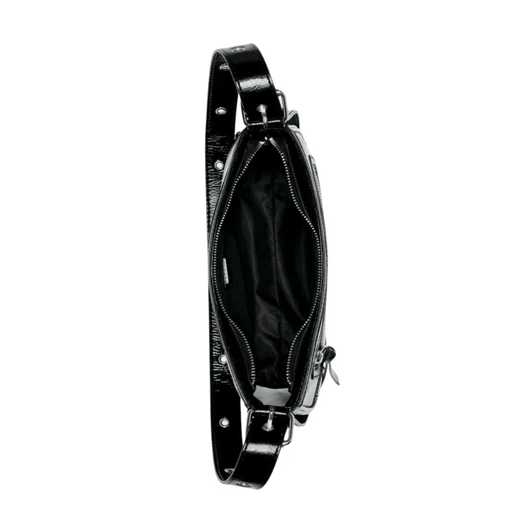 GUESS Dementri Shoulder Bag - BLK - Image 4