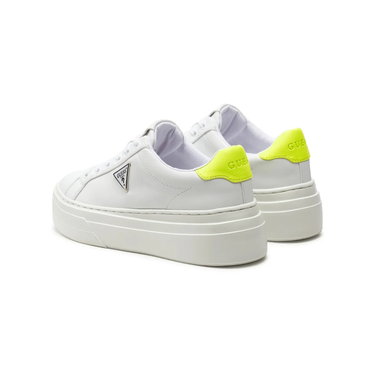 GUESS Amera White Sneakers - WHT - Image 4