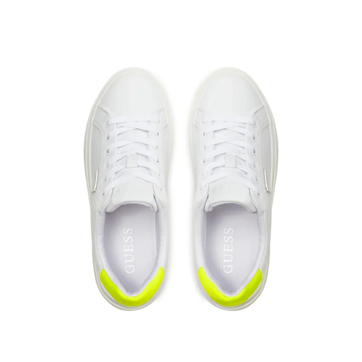 GUESS Amera White Sneakers - WHT - Image 5