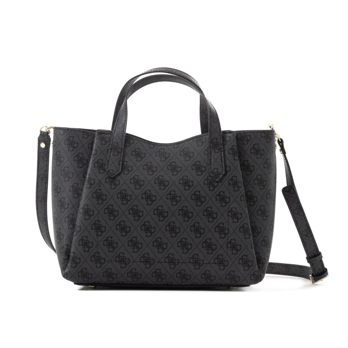 GUESS Iwona Girlfriend Satchel Bag - GRY - Image 3