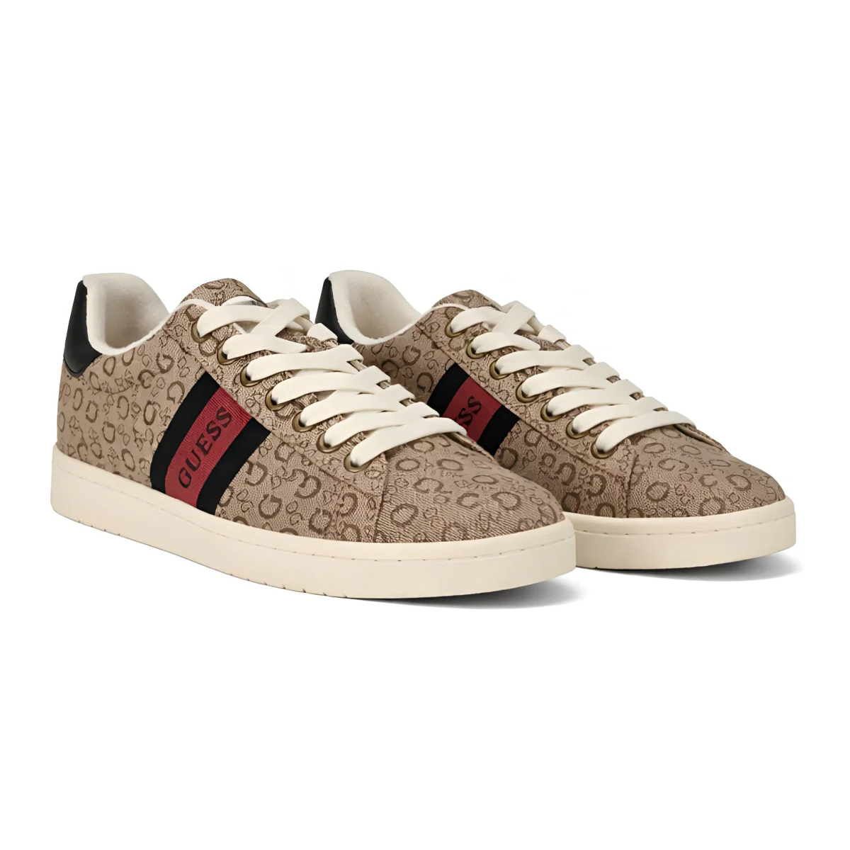 Guess Lomynz Monogram Sneakers Men - BEG - Image 2
