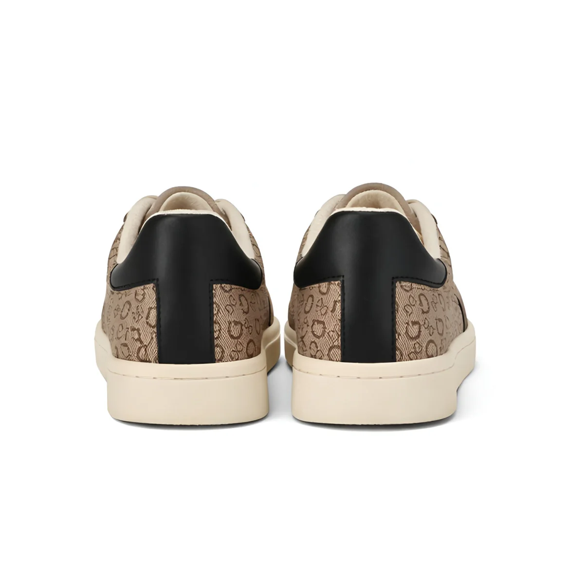 Guess Lomynz Monogram Sneakers Men - BEG - Image 4