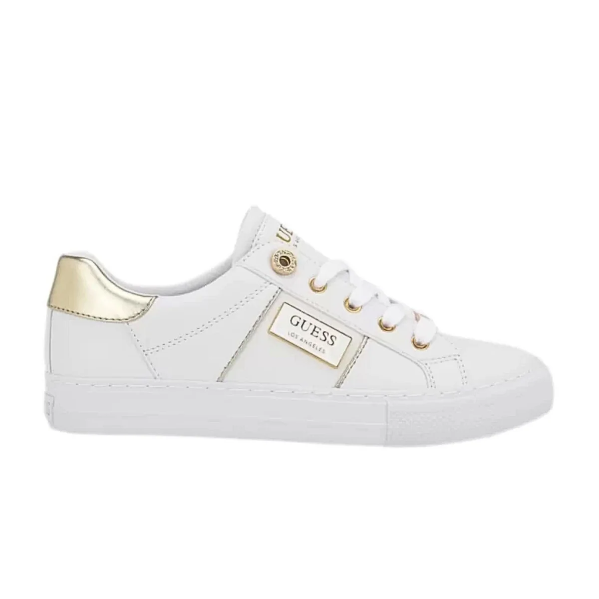 GUESS Loom Low-Top Sneakers-WHT