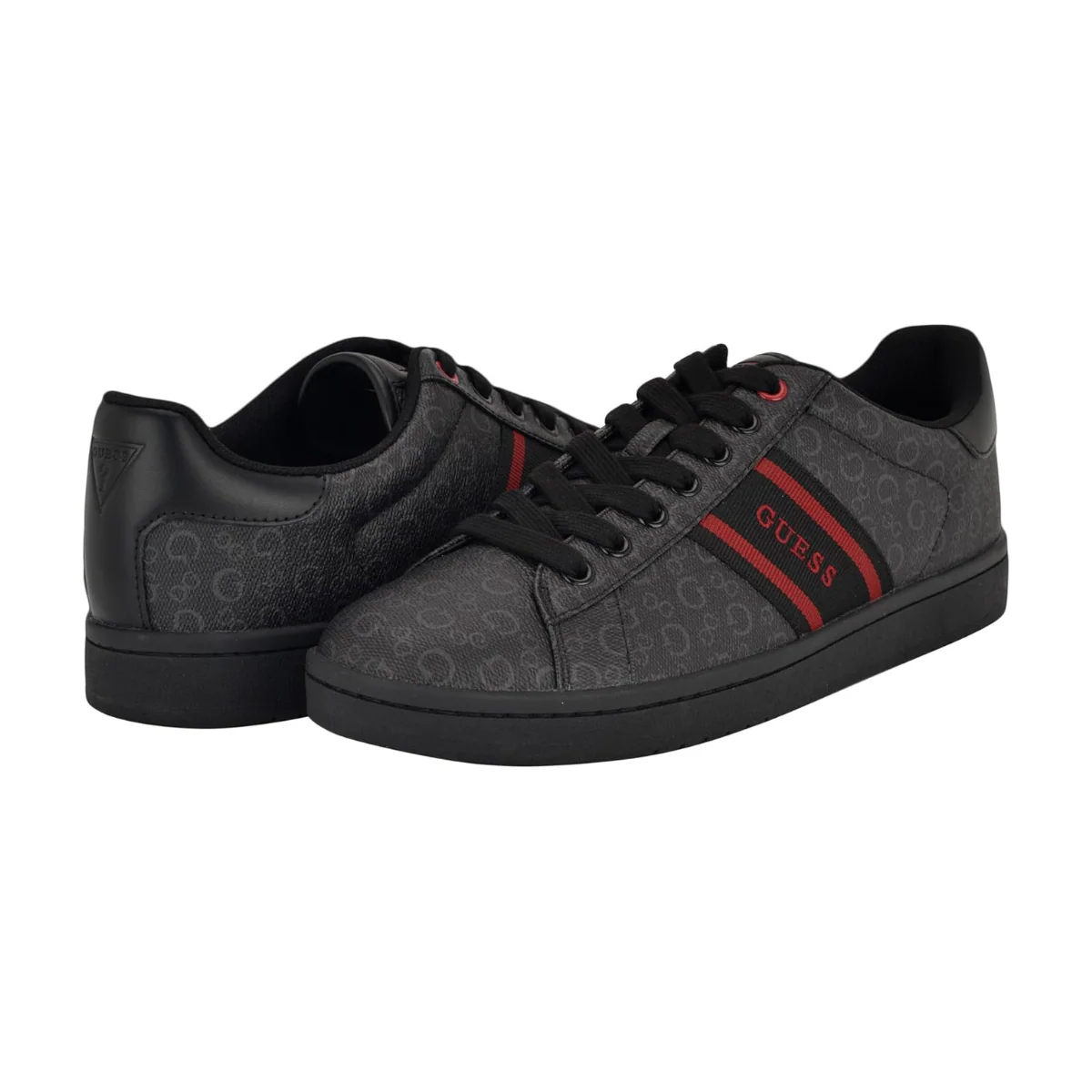 Guess Lovyns Men's Sneakers - BLKRED - Image 2