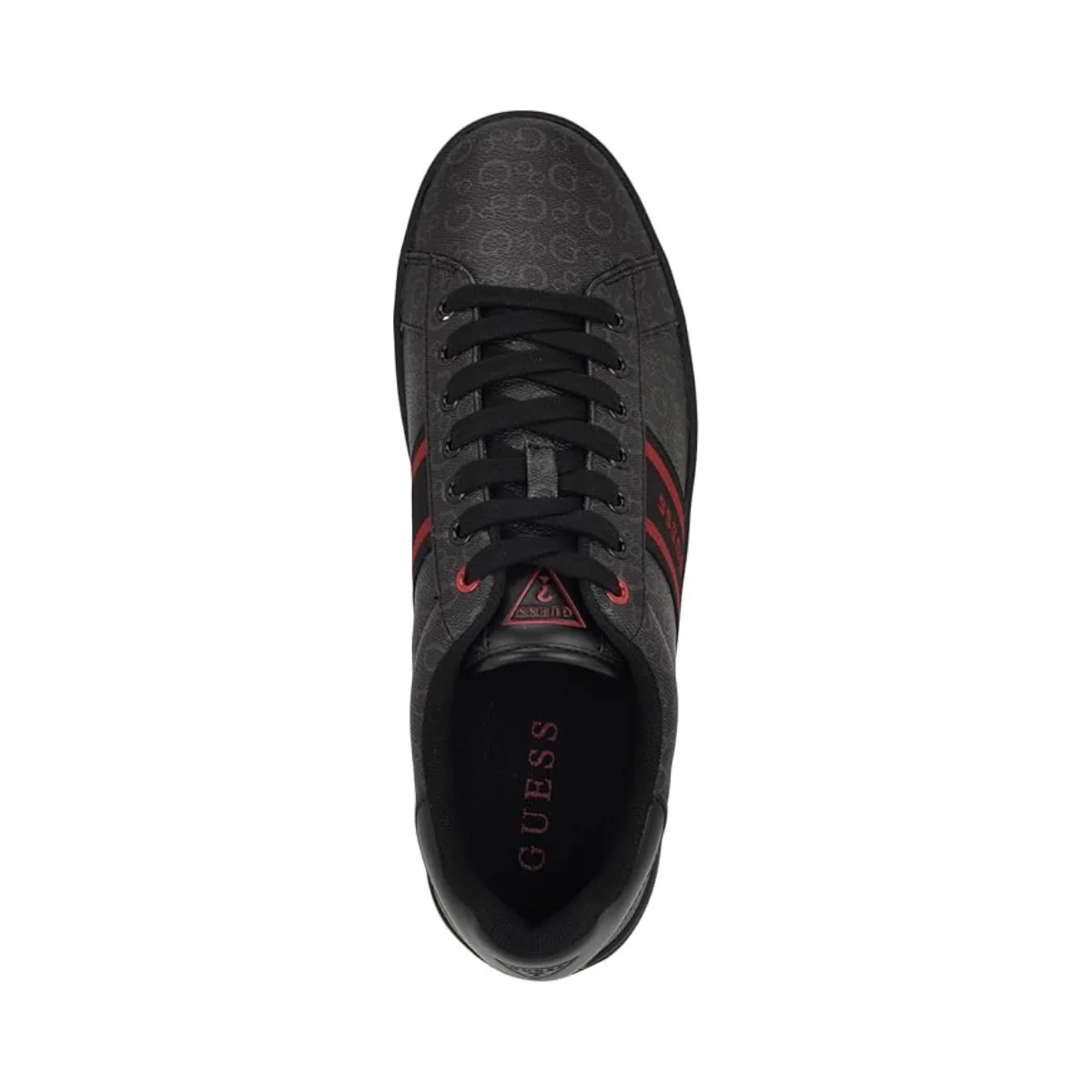 Guess Lovyns Men's Sneakers - BLKRED - Image 4