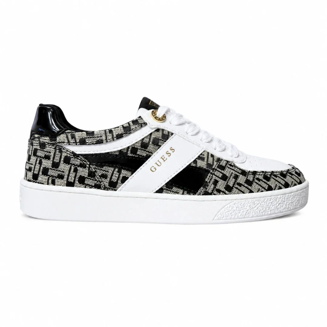 GUESS Naima Low-Top Sneakers Women - BLKWHT