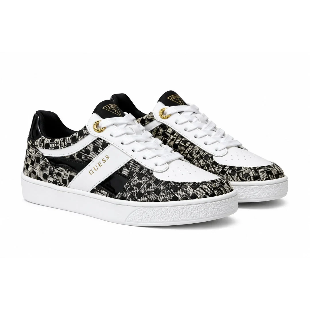 GUESS Naima Low-Top Sneakers Women - BLKWHT - Image 2