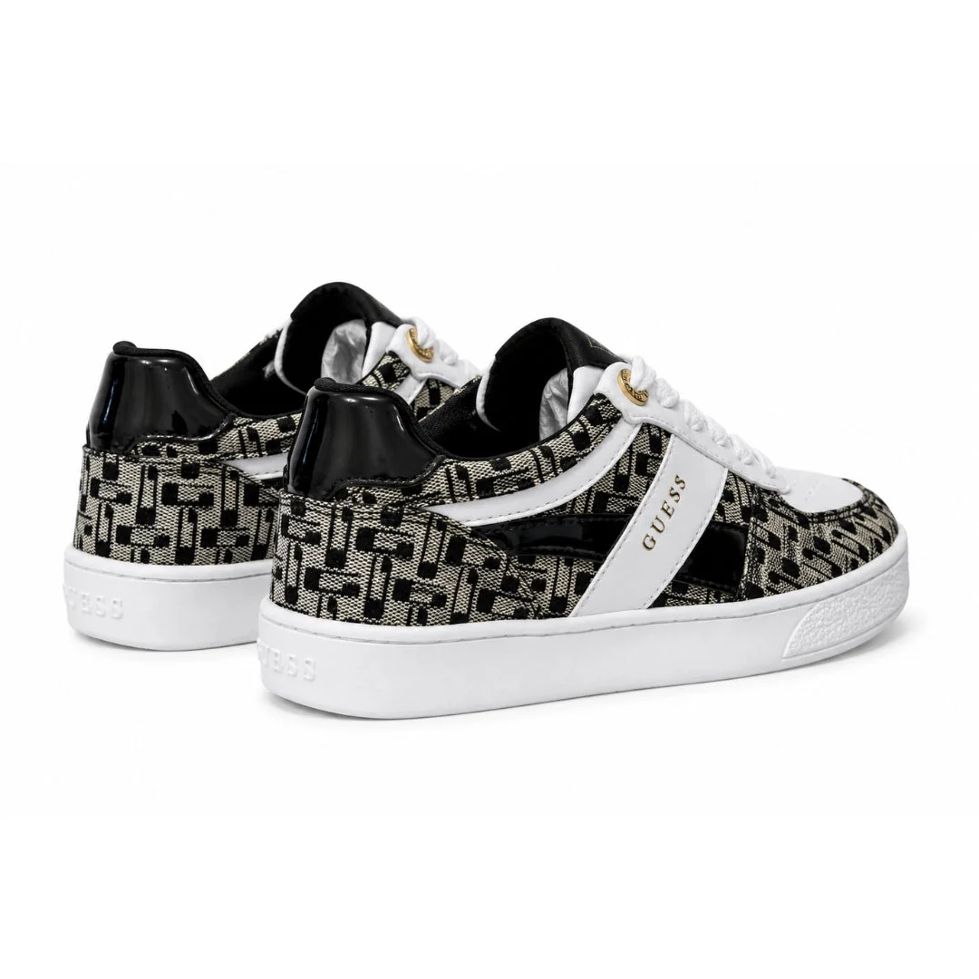 GUESS Naima Low-Top Sneakers Women - BLKWHT - Image 3