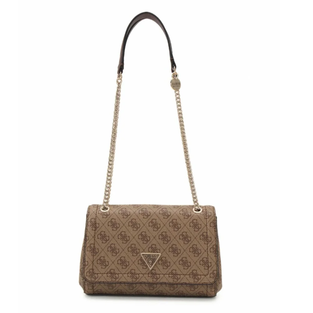 GUESS Noelle Convertible Flap Crossbody Bag Women - BEG