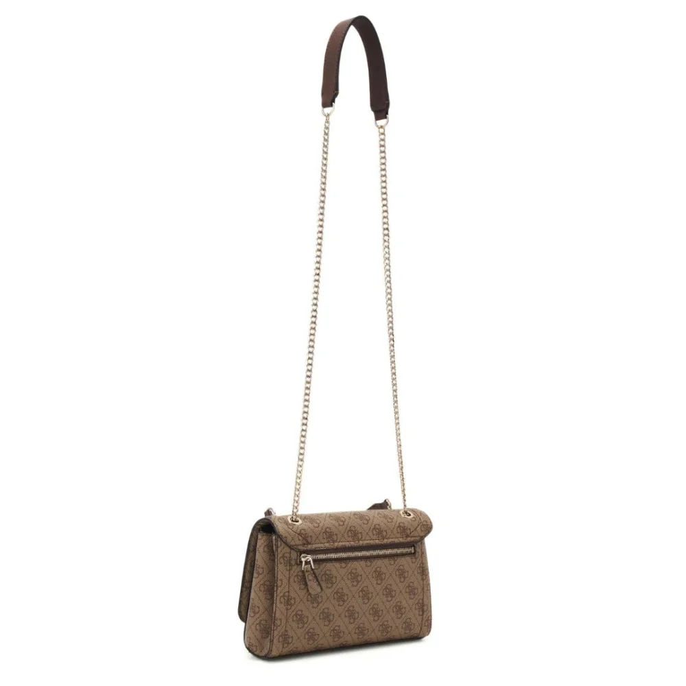 GUESS Noelle Convertible Flap Crossbody Bag Women - BEG - Image 2