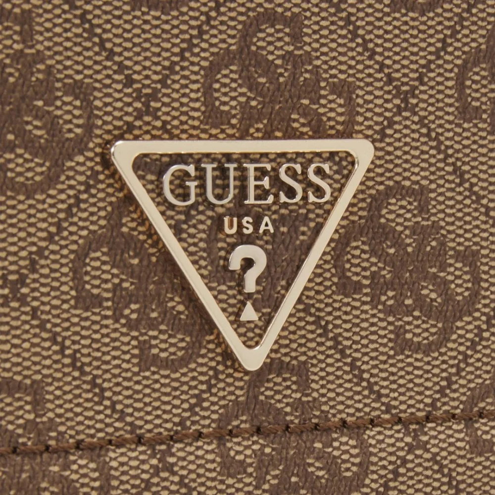 GUESS Noelle Convertible Flap Crossbody Bag Women - BEG - Image 5