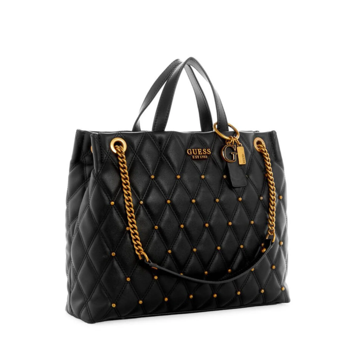 Guess Triana Girlfriend Shopper Tote Bag Shoulderbag Women  - BLK - Image 3