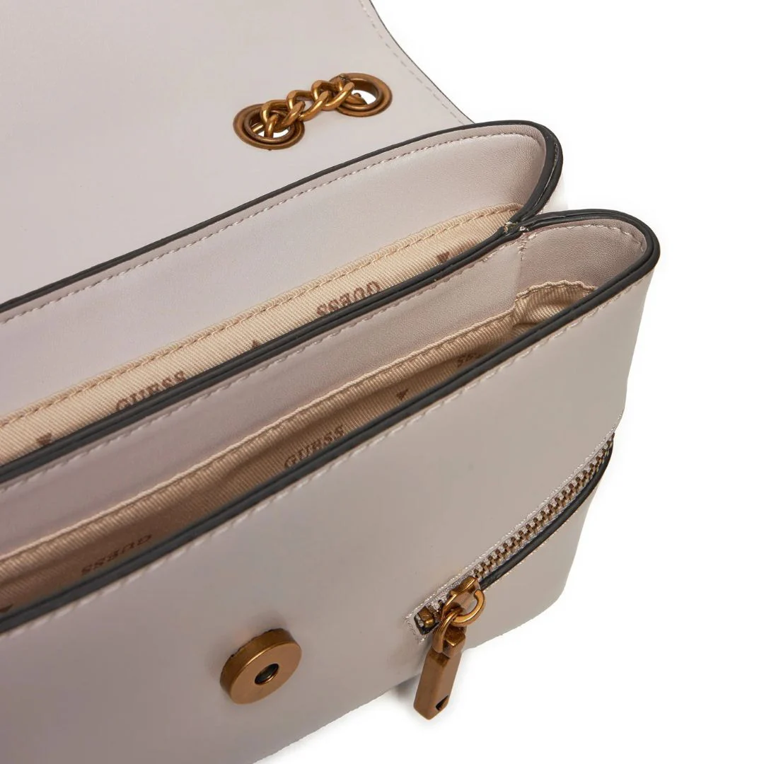 GUESS Trissa Shoulder Bag HWVB93-OFFWHT - Image 5