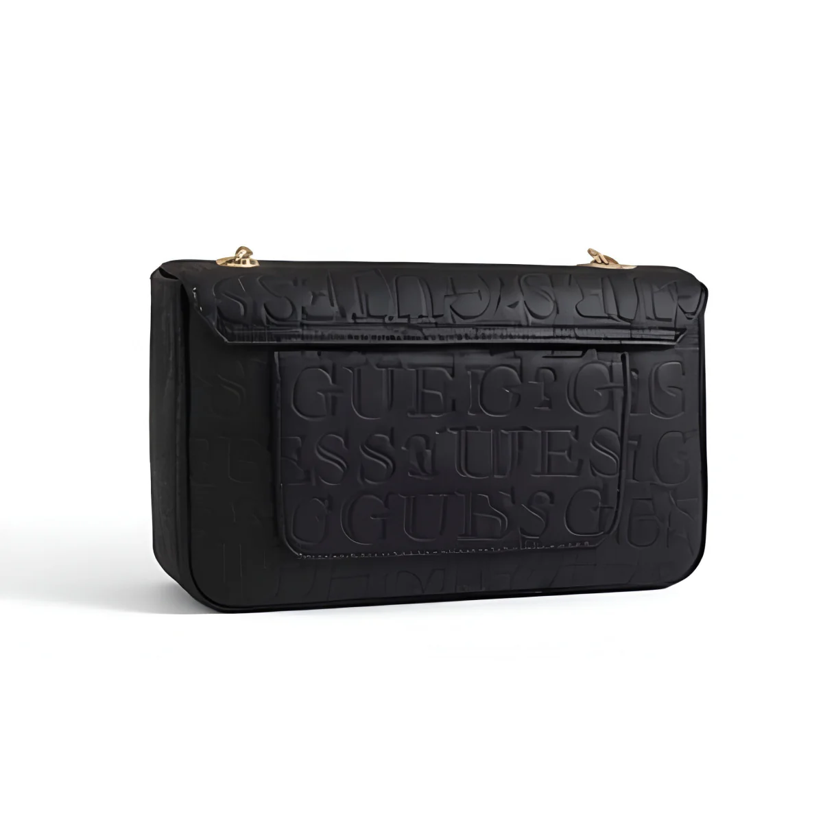 GUESS Embossed Monogram Shoulder Bag Women -BLK - Image 3