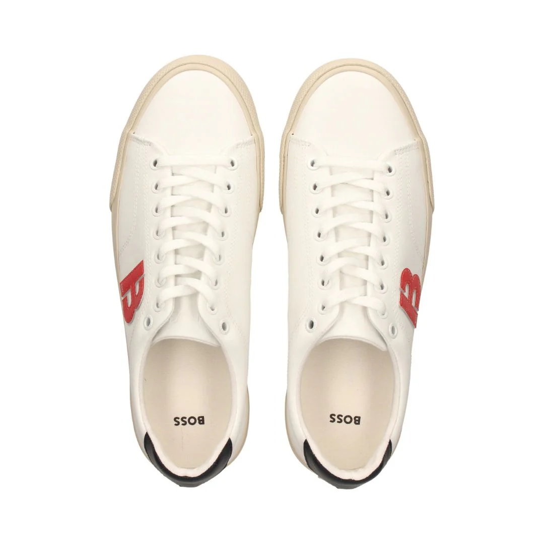 HUGO BOSS Aiden TENN LTB Trainers Men 50474728-OFFWHTRED - Image 5