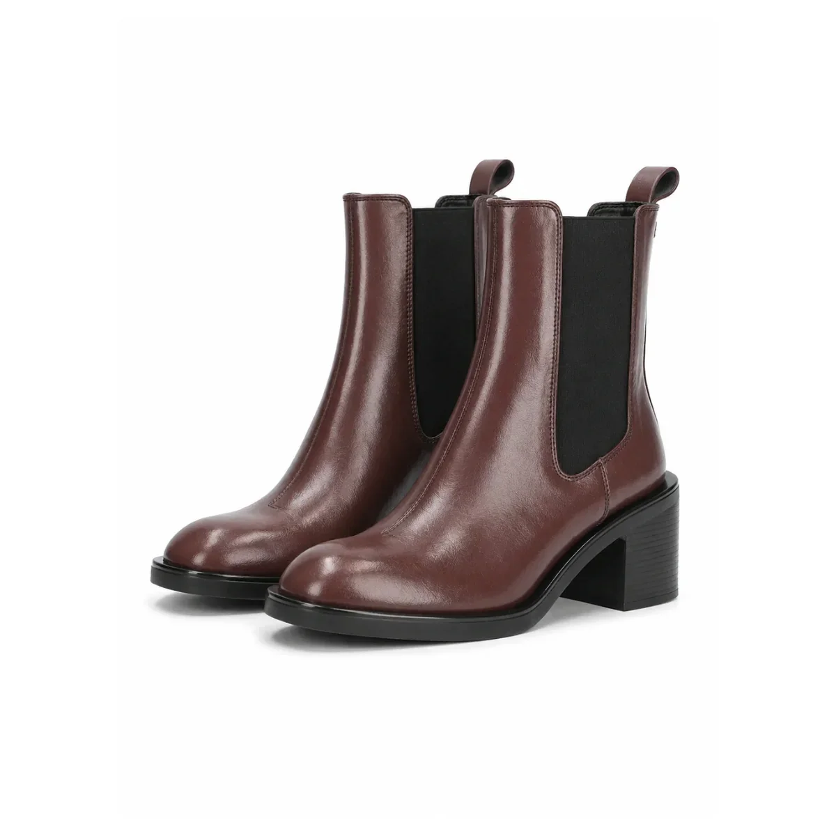HUGO BOSS Nalie Leather Biker Boots Women 50552697 -  BUR